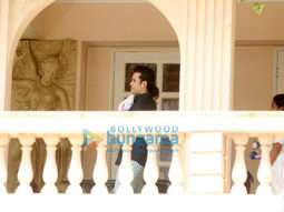 Tusshar Kapoor snapped with his son