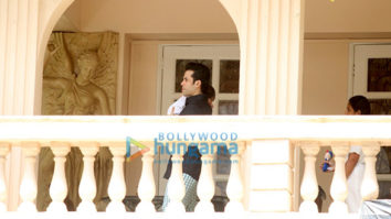Tusshar Kapoor snapped with his son