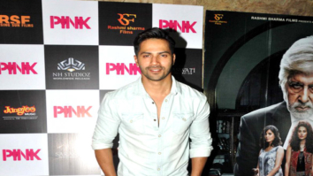 Varun Dhawan snapped post ‘Pink’ screening