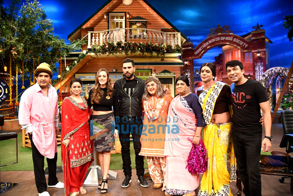 yuvraj hazel at the kapil sharma show 1