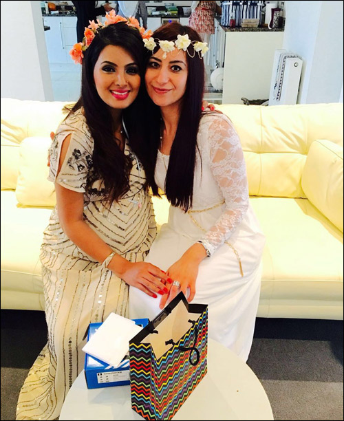 check out geeta basra and her friends have a gala time at her baby shower 3