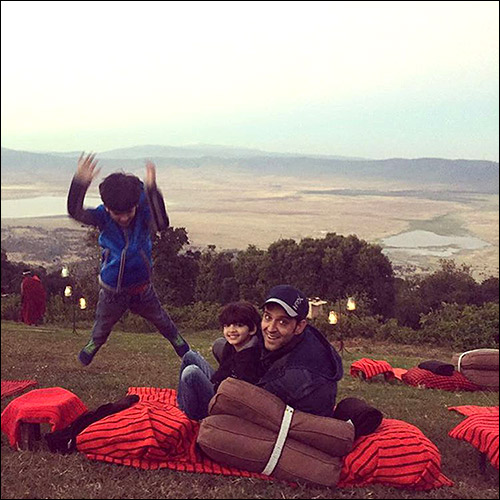 check out hrithik roshan on holiday with his kids in tanzania 5