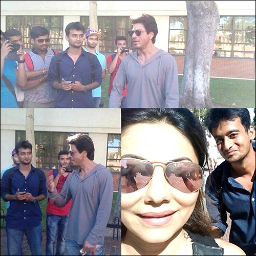 check out shah rukh khan poses with fans in us 4