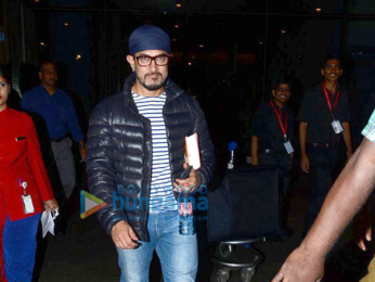Aamir Khan snapped as he arrives back from USA