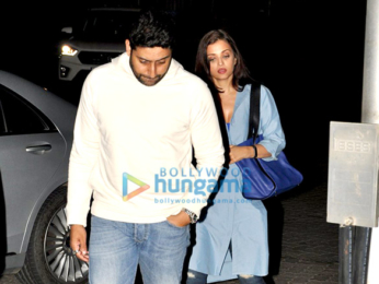 Abhishek Bachchan and Aishwarya Rai Bachchan snapped on a dinner outing in Bandra