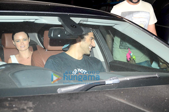 aditya snapped with friends post dinner at monkey bar 5