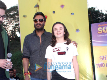Ajay Devgn and crew of 'Shivaay' snapped promoting their film