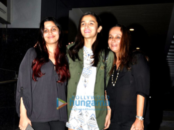 Alia Bhatt snapped post family dinner at 'Hakkasan'