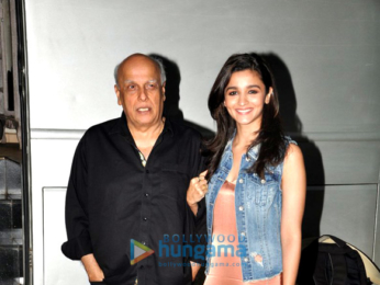 Alia Bhatt & Mahesh Bhatt shoot for Vogue BFF talk show