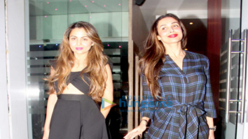 Arbaaz Khan and Malaika Arora Khan snapped post family dinner at Royal China