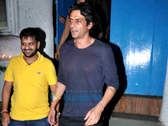 Arjun Rampal snapped post dinner at Olive