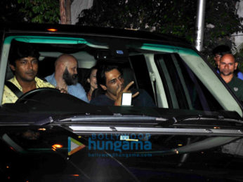 Arjun Rampal snapped post dinner at Olive