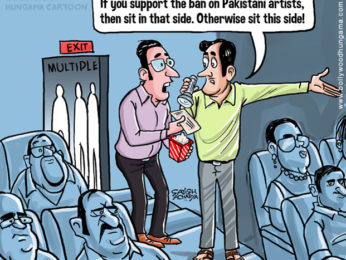 Bollywood Toons: Bollywood is divided over the ban on Pakistani artists Bollywood Toons: Bollywood is divided over the ban on Pakistani artists