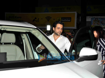 Emraan Hashmi snapped with Director Kunal Deshmukh post dinner at Hakassan