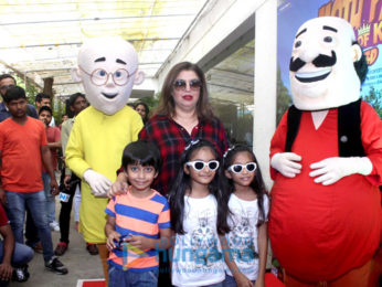 Farah Khan hosts a special screening of 'Motu Patlu: King of Kings' for celebrity Kids