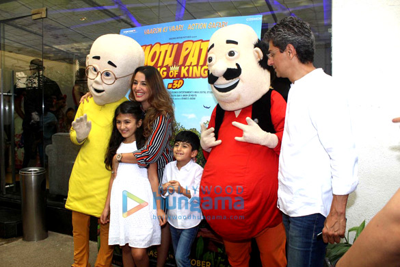 farah khan hosts a special screening of motu patlu king of kings for celebrity kids 12