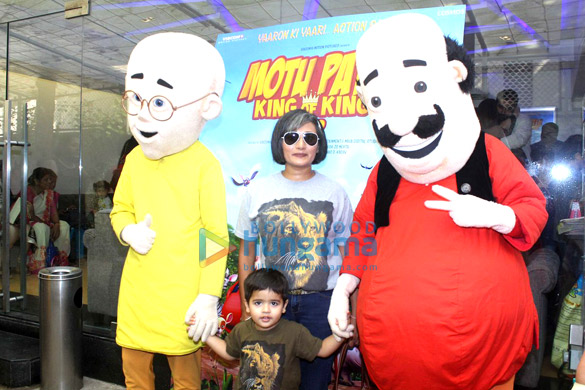 farah khan hosts a special screening of motu patlu king of kings for celebrity kids 4