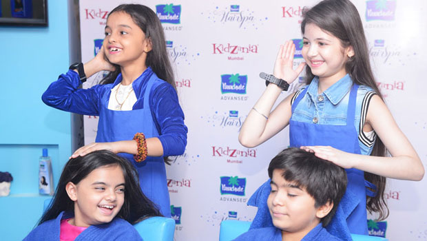 Harshaali Malhotra At Parachute Kids Hair Spa Party