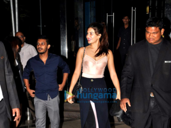 Jacqueline Fernandez snapped post dinner at 'Yauatcha'