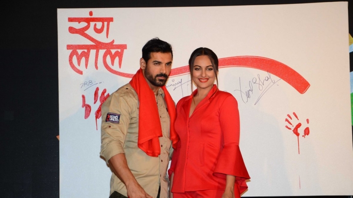 John Abraham And Sonakshi Sinha At Rang Laal Song Launch From Force 2 John Abraham And Sonakshi Sinha At Rang Laal Song Launch From Force 2