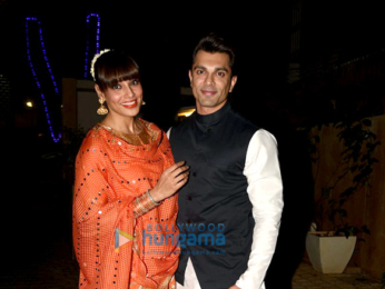 Karan Singh Grover & Bipasha Basu grace close friend Shaju's and Neelu's Diwali bash