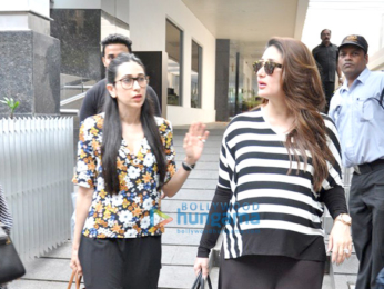 Kareena Kapoor Khan, Karisma Kapoor & Rhea Kapoor snapped post lunch at Hakkasan