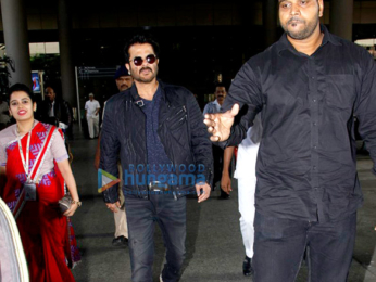 Malaika Arora Khan, Anil Kapoor & Juhi Chawla snapped at the Mumbai airport