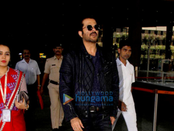 Malaika Arora Khan, Anil Kapoor & Juhi Chawla snapped at the Mumbai airport
