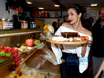 Malaika Arora Khan at the launch of Patisserie La Saluti in Bandra