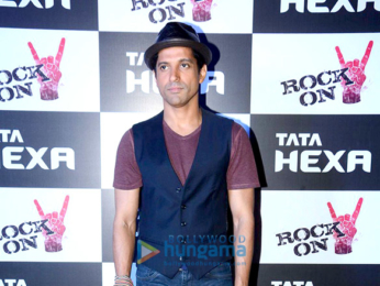 Music launch of 'Rock On!! 2' at Bandstand in Bandra
