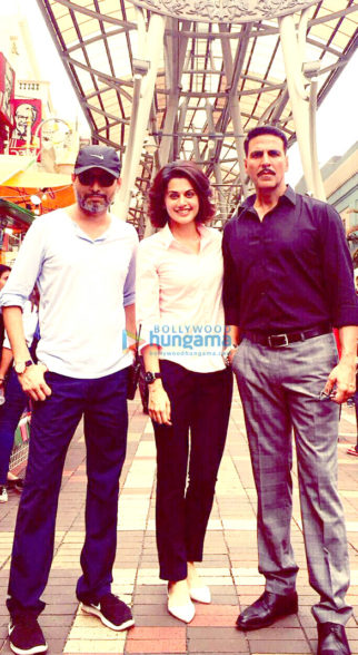 On The Sets Of The Film Naam Shabana