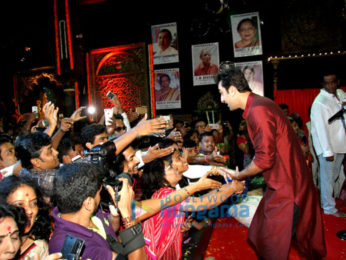 Ranbir Kapoor, Ayan Mukerji and Kajol snapped at the North Sarbojini Durga Pandal