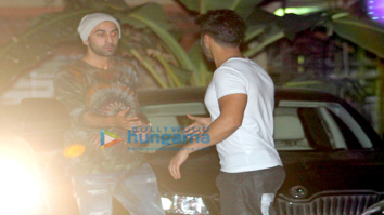Ranbir Kapoor & Varun Dhawan snapped at Aditya Roy Kapur’s party