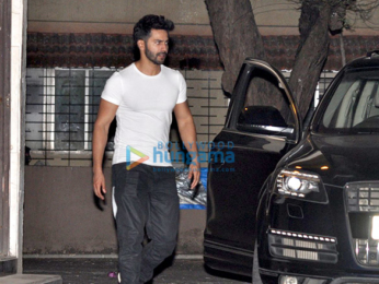 Ranbir Kapoor & Varun Dhawan snapped at Aditya Roy Kapur's party