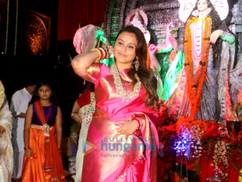 Rani Mukerji & Kajol grace the Durga Puja Navratri celebrations in Juhu