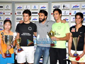 Ranveer Singh graces JSW Squash Circuit 2016 championship finale