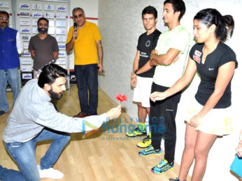 Ranveer Singh graces JSW Squash Circuit 2016 championship finale