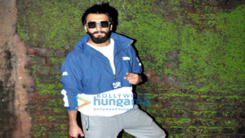 Ranveer Singh snapped post an ad shoot