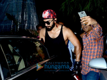 Ranveer Singh snapped post his gym session in Bandra