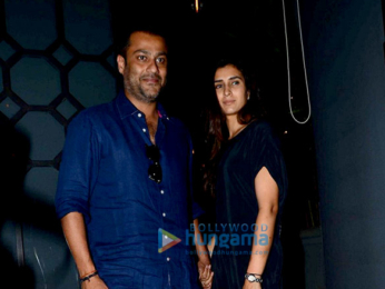 Sanjay Dutt, Suniel Shetty and Abhishek Kapoor snapped post dinner at The Korner House