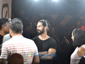 Shahid Kapoor shoots for an ad in Bandra