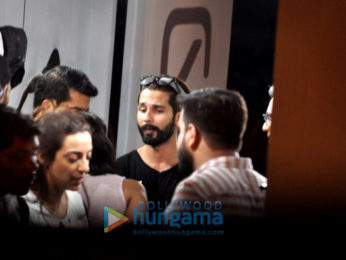 Shahid Kapoor shoots for an ad in Bandra