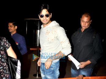 Sidharth Malhotra departs for Delhi to attend the New Zealand tourism event