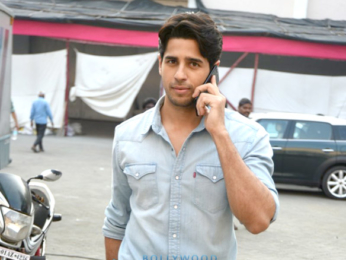 Sidharth Malhotra snapped at Mehboob studio in Bandra