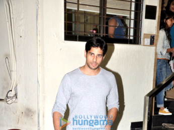 Sidharth Malhotra snapped post meeting in Bandra