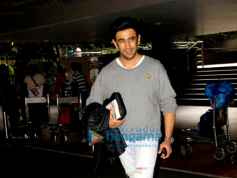 Suniel Shetty, Disha Patani & Amit Sadh snapped at the airport