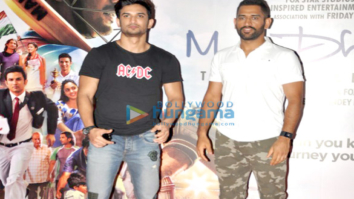 Sushant Singh Rajput & Mahendra Singh Dhoni snapped at ‘M.S. Dhoni – The Untold Story’ promotions