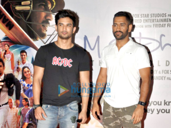 Sushant Singh Rajput & Mahendra Singh Dhoni snapped at 'M.S. Dhoni - The Untold Story' promotions