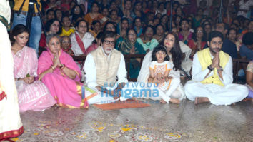 The Bachchan’s grace the Durga Ashtami puja in Mumbai