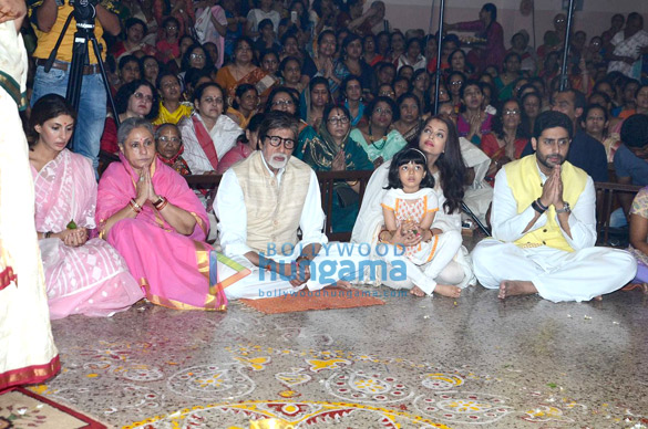 the bachchans grace the durga ashtami puja in mumbai 1